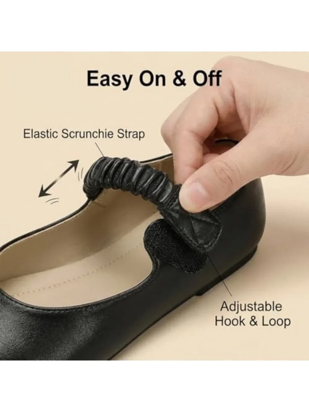 Soft Sole Mary Jane Shoes for Girls - Comfortable Ballerina Flats, Wide Feet